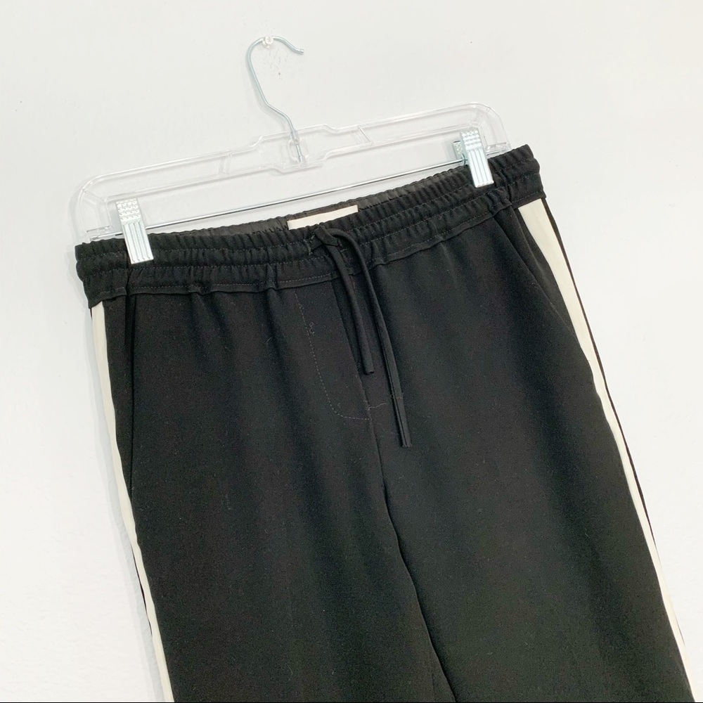 A.L.C. Tuxedo Stripe Pull On Crepe Track Pants - image 5